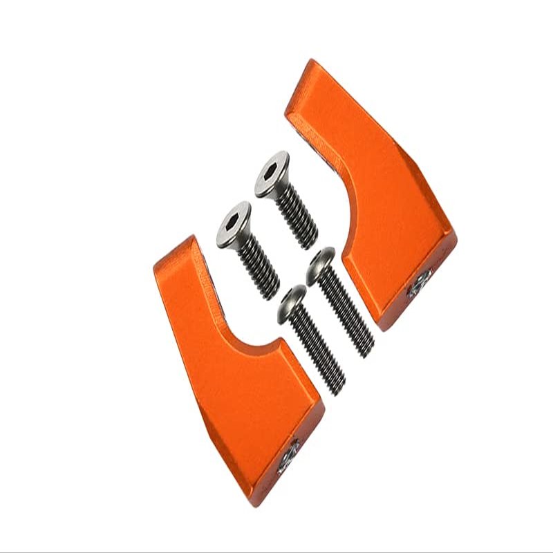 GPM For Team Losi 1/18 Mini-T 2.0 2WD Stadium Truck Upgrade Parts Aluminum Servo Mount -6Pc Set Orange