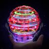 XINHOME Flying Ball Orb Toys Hover Soaring Flying Toy Globe Shape Magic Boomerang Spinner Hand Controller Mini Drone for Kids Adults Outdoor Indoor (Red) view 1