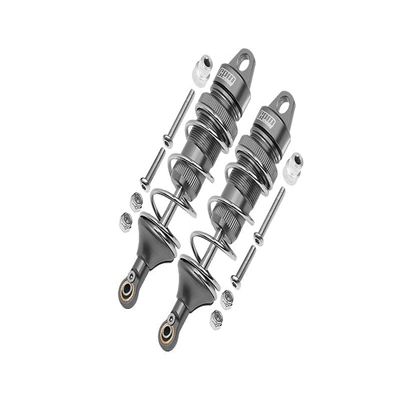 GPM For Losi 1:10 Lasernut U4 Tenacity LOS03028 / Tenacity DB Pro LOS03027V2 Upgrade Parts Aluminum Rear Thickened Spring Dampers 101mm - 12Pc Set Gray Silver