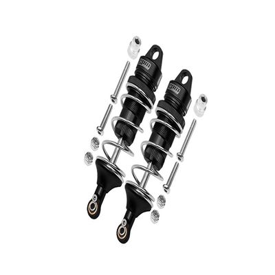 GPM For Losi 1:10 Lasernut U4 Tenacity LOS03028 / Tenacity DB Pro LOS03027V2 Upgrade Parts Aluminum Front Thickened Spring Dampers 86mm - 12Pc Set Black