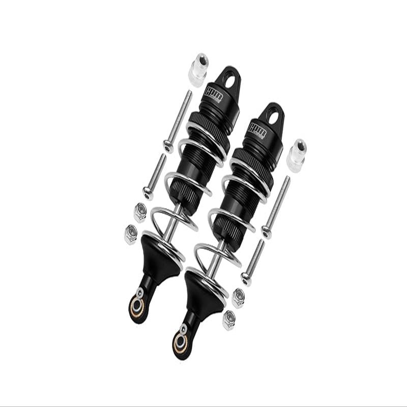 GPM For Losi 1:10 Lasernut U4 Tenacity LOS03028 / Tenacity DB Pro LOS03027V2 Upgrade Parts Aluminum Front Thickened Spring Dampers 86mm - 12Pc Set Black