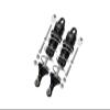 GPM For Losi 1:10 Lasernut U4 Tenacity LOS03028 / Tenacity DB Pro LOS03027V2 Upgrade Parts Aluminum Front Thickened Spring Dampers 86mm - 12Pc Set Black view 1