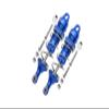 GPM For Losi 1:10 Lasernut U4 Tenacity LOS03028 / Tenacity DB Pro LOS03027V2 Upgrade Parts Aluminum Rear Thickened Spring Dampers 101mm - 12Pc Set Blue view 1