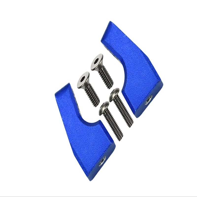 GPM For Team Losi 1/18 Mini-T 2.0 2WD Stadium Truck Upgrade Parts Aluminum Servo Mount - 6Pc Set Blue