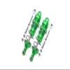 GPM For Losi 1:10 Lasernut U4 Tenacity LOS03028 / Tenacity DB Pro LOS03027V2 Upgrade Parts Aluminum Front Thickened Spring Dampers 86mm - 12Pc Set Green view 1