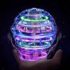 XINHOME Flying Ball Orb Toys Hover Soaring Flying Toy Globe Shape Magic Boomerang Spinner Hand Controller Mini Drone for Kids Adults Outdoor Indoor (Blue) view 1