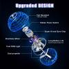 XINHOME Flying Ball Orb Toys Hover Soaring Flying Toy Globe Shape Magic Boomerang Spinner Hand Controller Mini Drone for Kids Adults Outdoor Indoor (Blue) view 2