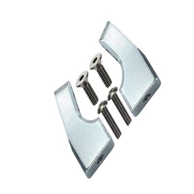 GPM For Team Losi 1/18 Mini-T 2.0 2WD Stadium Truck Upgrade Parts Aluminum Servo Mount -6Pc Set Silver