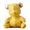 eLymwoo Bear Piggy Bank Home Furnishing Decoration Creative Children's Room Deposit Box Unique and Cute Statue (Yellow) view 1