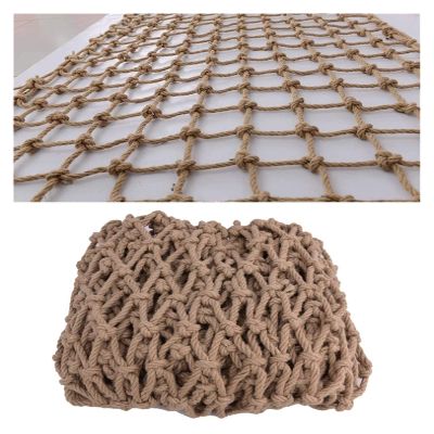 Protective Net Child Climbing Rope Netting Heavy Duty Hemp Rope Cargo Net Treehouse Swingset Safety Net Kids Hammock Rope Ladder Birds Grid (Size : 1 * 3m(3 * 10ft))