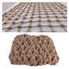 Protective Net Child Climbing Rope Netting Heavy Duty Hemp Rope Cargo Net Treehouse Swingset Safety Net Kids Hammock Rope Ladder Birds Grid (Size : 1 * 3m(3 * 10ft)) view 1