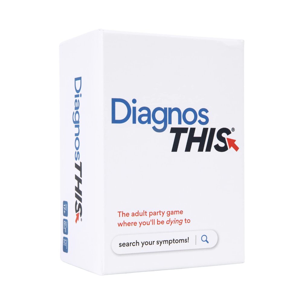 DiagnosThis Hilarious Hypochondriac Party Game for Adults | 300 Diagnosis & 100 Symptom Cards for Medical Nerds, Hypochondriacs & Game Nights