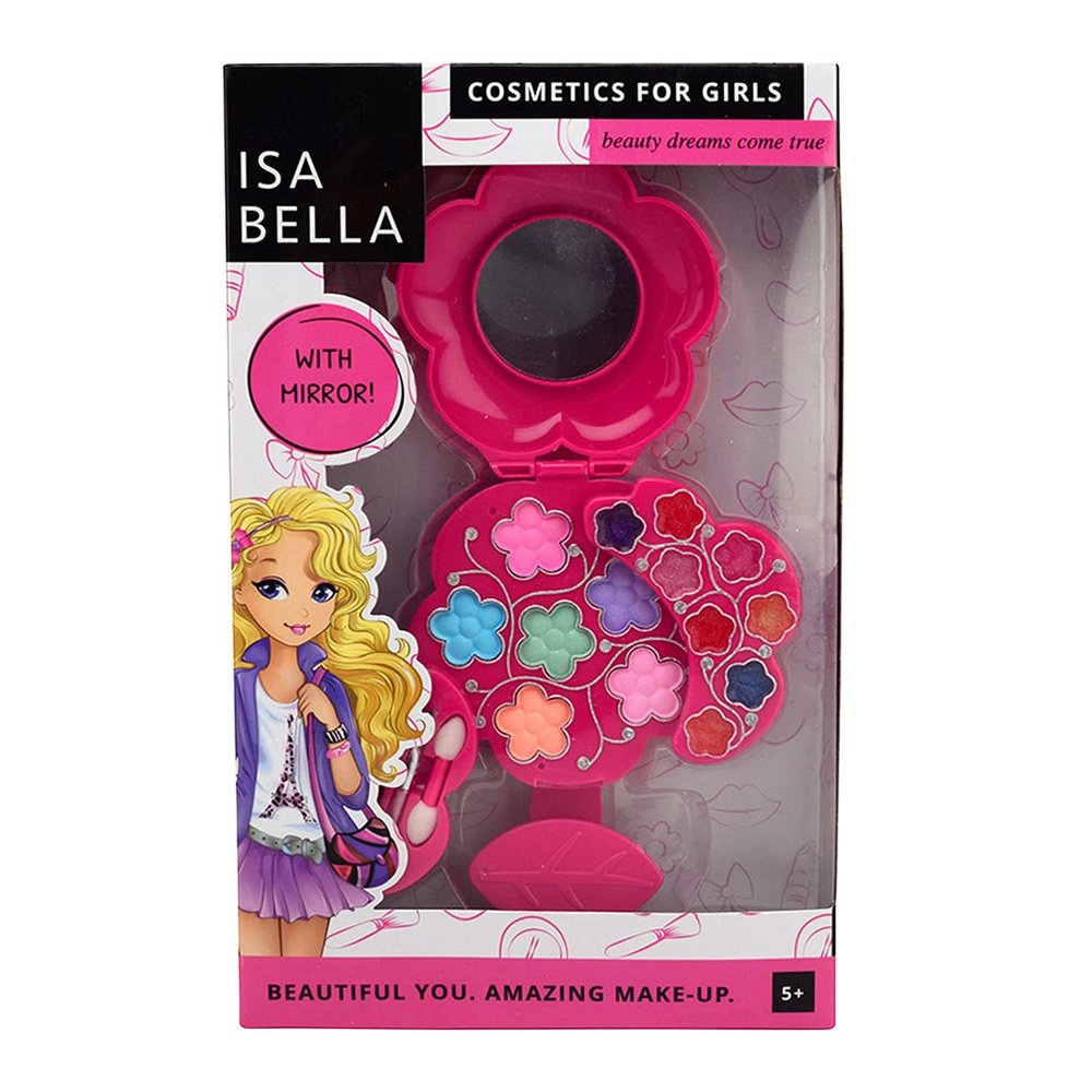 Jouetprive-Isabella Make-up Set in Flower Box with Mirror 27660