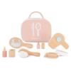 Miniland Doll Wooden Beauty Set - Quality accesory Set with 6 Wooden Pieces and 1 Carry case to Storage for Children from 3 to 6 Years view 1