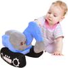 ELAINREN Simulation Blue Excavator Plush Toy Cool Digger Stuffed Gifts for Boys Cartoon Construction Truck Plushie Car Gifts/26x23cm view 1