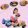 ELAINREN Simulation Blue Excavator Plush Toy Cool Digger Stuffed Gifts for Boys Cartoon Construction Truck Plushie Car Gifts/26x23cm view 3