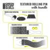 Green Stuff World - Rolling pin with Handle - Cobblestone Small 10483 view 2
