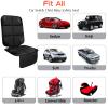 XHYANG Car Seat Protector 1 Pack Car Seat Cushion Mat Thickest Padding,Waterproof 600D Fabric Car Seat Covers for Non-Slip Backing Mesh Pockets for Baby and Pet (Blue, 1 Pc) view 4