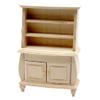 Melody Jane Dolls Houses Dollhouse Bare Wood Dresser Unfinished Cabinet Miniature Dining Room Furniture view 1