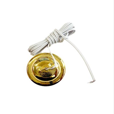 Dolls House Gold Base with Wire Non LED Miniature Lighting Accessory Spare Part