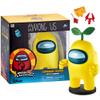 Among Us Stamper Yellow Crewmate Plant Hat 7" Video Game Character Figure view 1