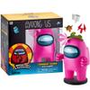Among Us Stamper Pink Crewmate Flower Hat 7" Video Game Character Figure view 1