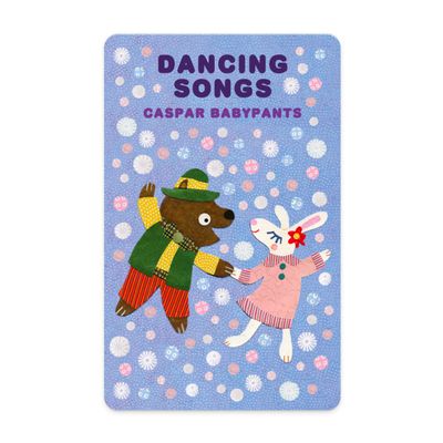 Yoto Dancing Songs by Caspar Babypants Kids Musical Card for Use with Player & Mini All-in-1 Audio Device, Screen-Free Listening with Fun Singalong Music for Playtime, Parties & Travel