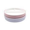 Elk and Friends Kids 6.7 Porcelain Divided Plates with Silicone Sleeves | Suitable for Babies/Kids/Toddlers | Microwave & Dishwasher Safe | Non Slip | Snack Dishes view 1