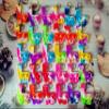 Roaqua 30 Packs Bulk Animal Fidget Mini pop Rainbow Keychain for Friend Birthday Summer Party Favors and Holiday Children Kids Students Prize view 2