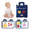 Jollybaby 10 Page Baby Soft Busy Books -My Quiet Book, Travel Toy & Montessori Sensory Educational, Preschool Learning Activities Toy for 1 2 3 Year Old Toddlers Boy Girl(Blue) view 1