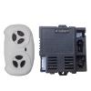 weelye 2.4G Bluetooth Remote Control and JR1858RXS-7P 12V Receiver Kit Kids Powered Ride On Car,Controller Control Box Accessories for Children Electric Ride On Car Replacement Parts view 1