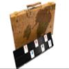 United Nations of New York, Deluxe Rummy Set with Large Engraved Numbers in a Vintage Style Map Case view 2