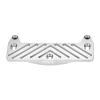 Aluminium Front Bumper Mount For 1/12 Tamiya R/C Lunch Box Monster Truck - 6Pc Set Silver view 1