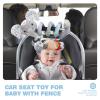 Jollybaby Crib Stroller Car Seat Toys for Baby 0-3-6-9-12 Months, Tummy Time Hanging Sensory Toys for Newborn with Music Box and Teether, Spiral Carseat Toy for Boys Girls Gifts (09-Sz Gray Elephant) view 3
