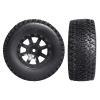 RC Wheel Set 4pcs Tires and Wheels Rims Pre-Glued SCT Tires for 1:10 RC Short Course Truck Slash 4x4 2WD VKAR 10SC HPI Losi SCT Redcat Blackout SC (Style B) view 4