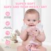 Jollybaby Crib Stroller Car Seat Toys for Baby 0-3-6-9-12 Months, Tummy Time Hanging Sensory Toys for Newborn with Music Box and Teether, Spiral Carseat Toy for Boys Girls Gifts (11-Sz Pink Elephant) view 4