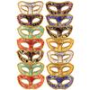 BravOne 14 PCS/Set Masquerade Masks, Unisex Half Face Masks Mardi Gras Masks Venetian Masks for Carnival Prom Ball Fancy Dress Party Supplies Costume Accessory (Set 1) view 1