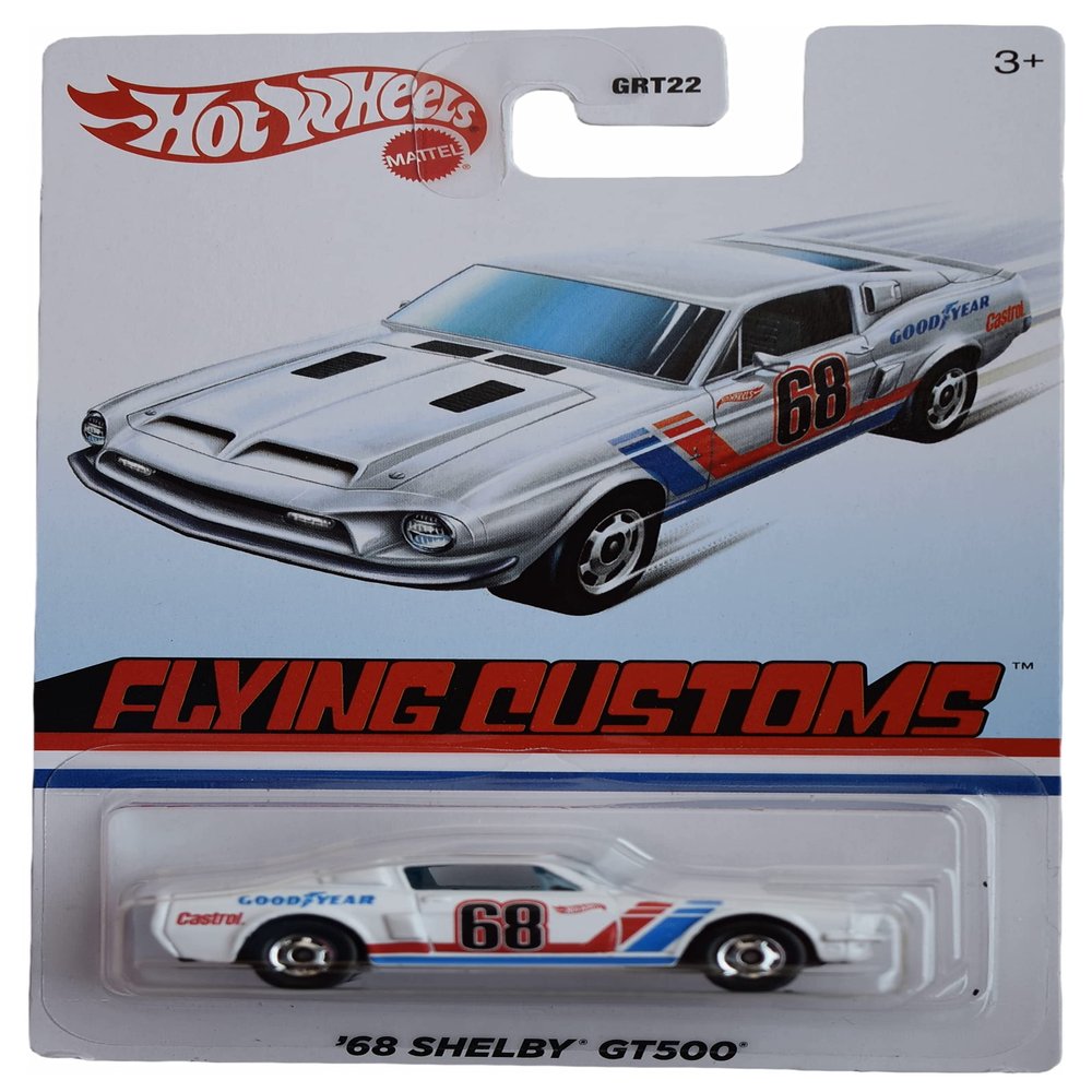 Hot Wheels '68 Shelby GT500, [White] Flying Customs