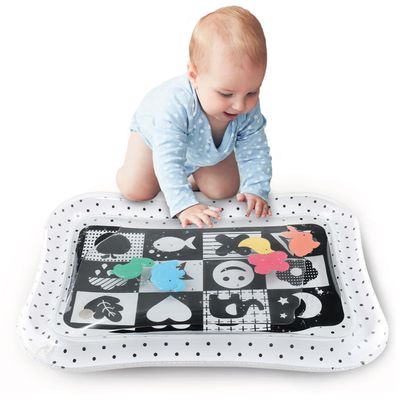 The Peanutshell Tummy Time Water Play Mat for Babies, Girls or Boys - High Contrast Sensory Developmental Toy, Infant Baby Floor Toys Games, Baby Essentials Must Haves - Montessori