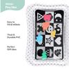 The Peanutshell Tummy Time Water Play Mat for Babies, Girls or Boys - High Contrast Sensory Developmental Toy, Infant Baby Floor Toys Games, Baby Essentials Must Haves - Montessori view 2