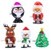Christmas Wind Up Toys 5PCS, Christmas Stocking Stuffers Gifts for Grandkids, Kids, Party Favor Supplies Accessories, Toys Bulk for Classroom Prizes, Goody Bag Fillers view 1