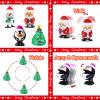 Christmas Wind Up Toys 5PCS, Christmas Stocking Stuffers Gifts for Grandkids, Kids, Party Favor Supplies Accessories, Toys Bulk for Classroom Prizes, Goody Bag Fillers view 2