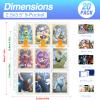 360 Pockets Binder Card Sleeves Double-Sided 9 Pocket Trading Card Pages for 3 Ring Binder, Clear Plastic Pages Sleeves for Sport Cards, Business Cards, Game Cards, Photos (20 Pack) view 2