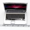 Dollhouse Accessories 1:12 Silver Mini Laptop Miniature Scene Model Scale view 4