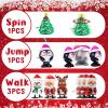 5Pack Christmas Wind Up Toys, Christmas Stocking Stuffers Toys for Kids Women, Party Favors, Bulk for Grandkids Kids view 3