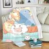 Gypsophila Animals Custom Baby Blankets for Boys,Personalized Animals Baby Blankets with Name, Customized Animals Baby Throw Blanket (Animal 04, 60" x 80") view 3
