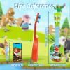 La Granja de Zenon 15" Inch Kids Guitar Toys with 4 Strings Keep Tones,Kids Ukulele for Beginner,Mini Ukulele Guitar Musical Instruments Educational Learning Toys for Toddler Thanksgiving Christmas view 4
