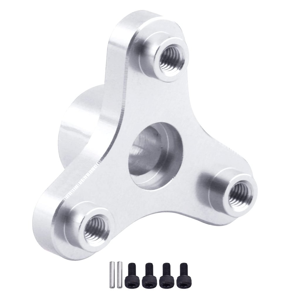 Slipper Clutch Eliminator for Traxxas 1/10 Rustler VXL Slash Stampede Bandit XL5 2WD Gearbox Parts (Silver)