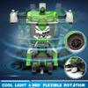 FDJ Remote Control Car - Transform RC Cars, 2.4Ghz 1:18 Scale Transforming RC Drift Car with Flashing Lights, One Key Deformation 360 Degree Rotating Drifting Remote Control Car for Boys Age 4-7 8-12 view 3