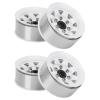 VGEBY Beadlock Wheel Rims, 4 Pcs 1.55 Inch Beadlock RC Wheel Rim Hubs Universal RC Crawler Rims Fit for AX90069 Crawlers(White) Car Model Accessory 1.55 Beadlock Zinc 1.55 view 3
